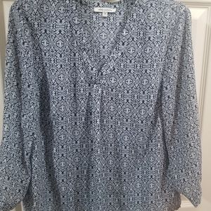 Anne Carson long sleeve blouse size Medium